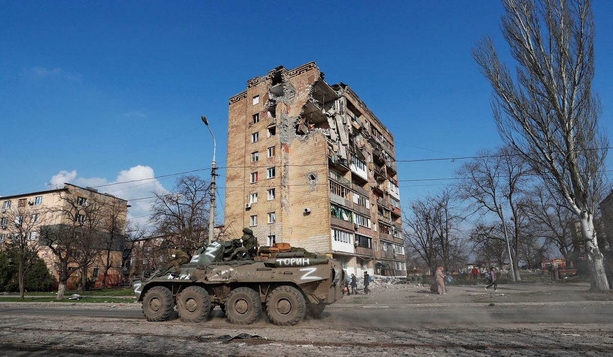 Russian troops